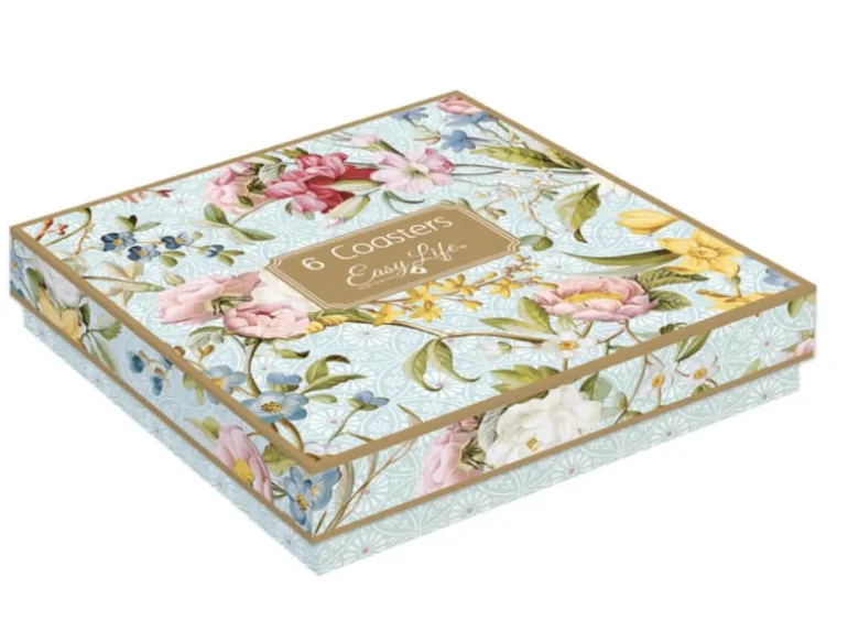 Kunststof onderzetters (6) Spring festival