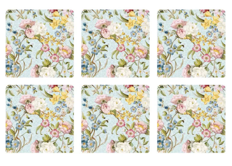 Kunststof onderzetters (6) Spring festival