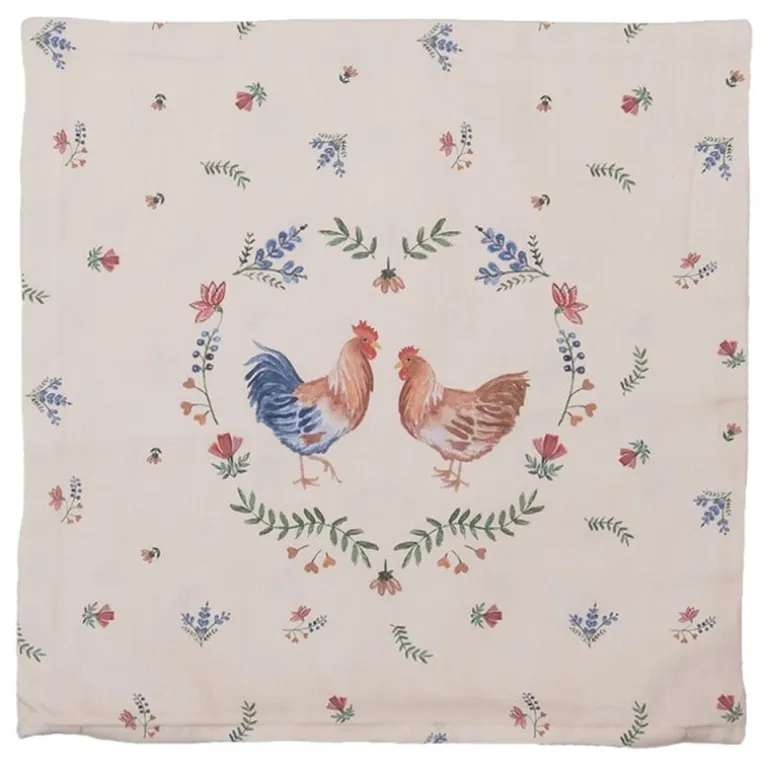 Kussenhoes Chicken and Rooster 40*40