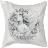 Kussenhoes Engel krans wit