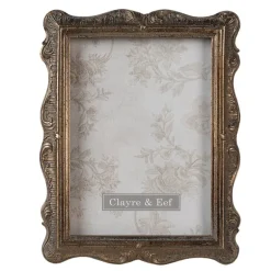 Landelijke fotolijst goud/brons 10*15