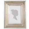 Landelijke fotolijst zilverkleur 13*18