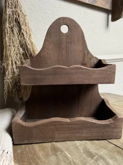 Landelijke houten bak 2-laags 40*35*15