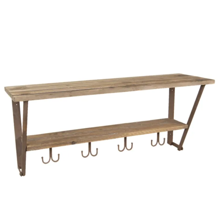 Landelijke kapstok / wandrek 80*23*34