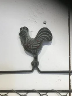 Landelijke keukenrolhouder kip