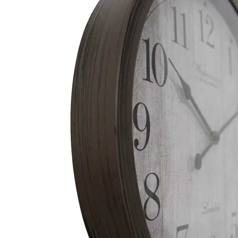 Landelijke klok bruin/grijs 40*7