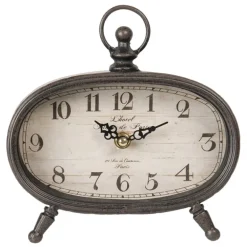 Landelijke tafelklok ovaal 19*6*19