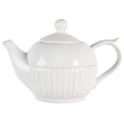 Landelijke theepot servies Plooi