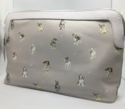 Large cosmetic bag A dog's life