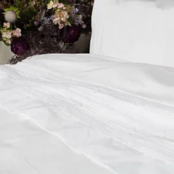 Maryville percal dekbedovertrek wit 240*220