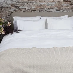 Maryville percal dekbedovertrek wit 240*220