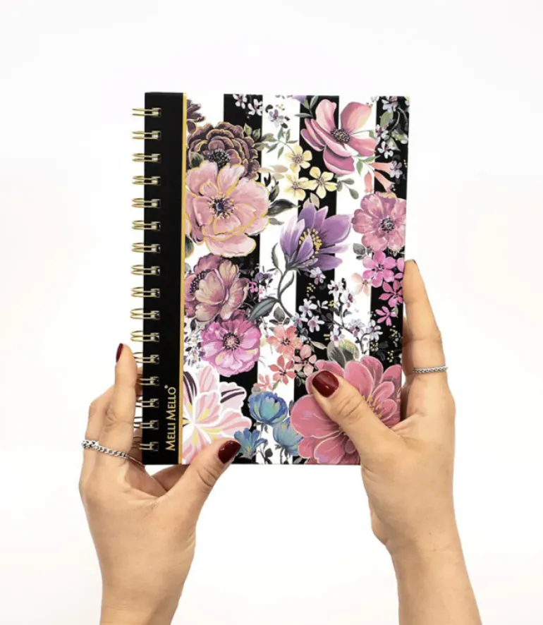 Melli Mello Flower Power notitieboek met ring A5
