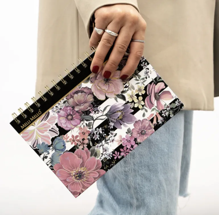 Melli Mello Flower Power notitieboek met ring A5