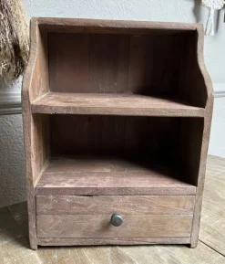 Mini kastje met lade hout 39*30*16