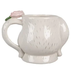 Mok konijn met roosje 450 ml
