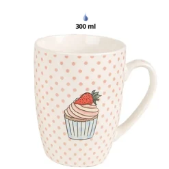 Mokken cupcakes set van 4