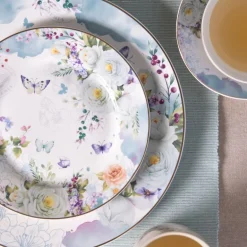 Ontbijt / gebaksbord Butterfly 19*2