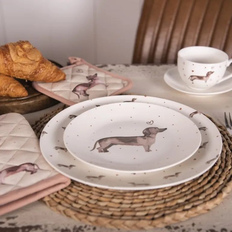 Ontbijtbord Dachshund Love