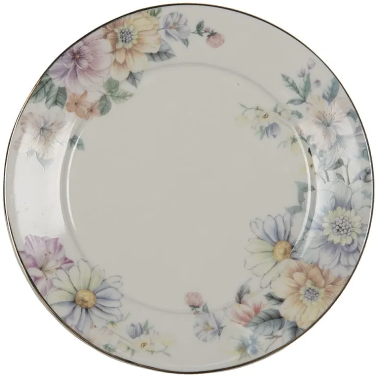 Ontbijtbord Flowers 20*2