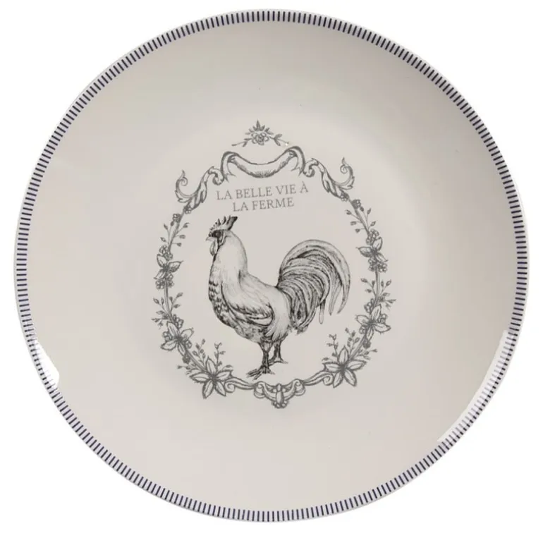 Ontbijtbord Haan Divine French Rooster