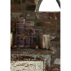 Opbergdozen set van 3 houten dozen bruin vintage