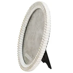 Ovale fotolijst wit 13*18