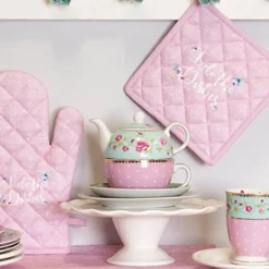 Ovenhandschoen blauw You do the dishes