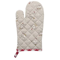 Ovenhandschoen kippen rood