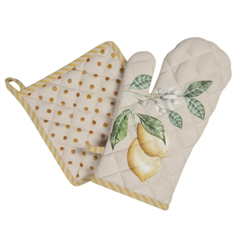 Ovenhandschoen Lemons and Leafs