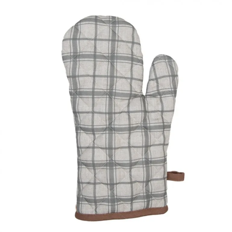 Ovenhandschoen pompoen grijs