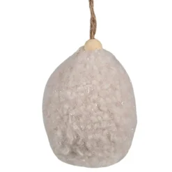 Paashanger ei beige stof 7cm