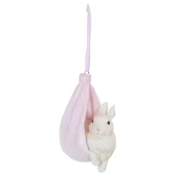 Paashanger konijntje roze 5*7*10