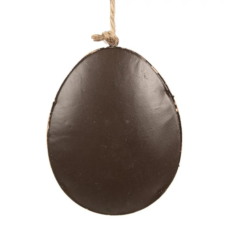 Paashanger metalen ei roze 10*2*8