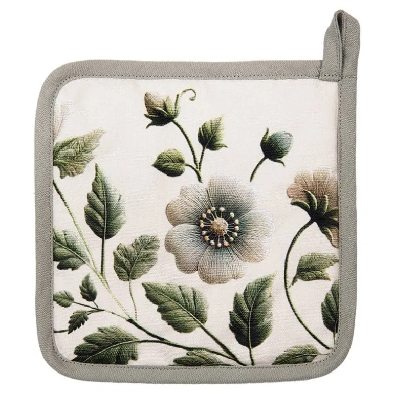 Pannenlap Anemoon beige/groen