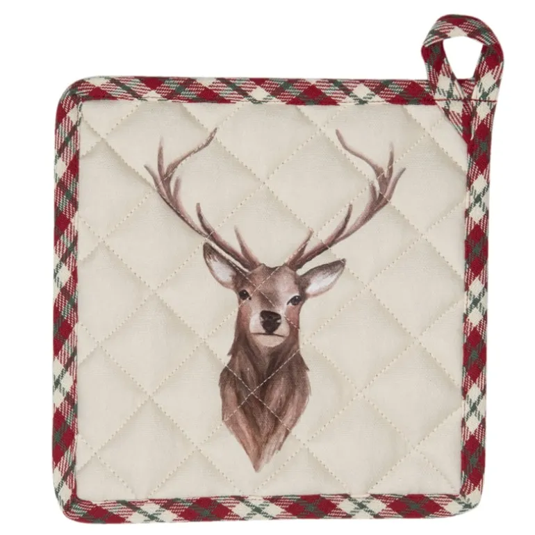 Pannenlap Kerst Cosy Lodge