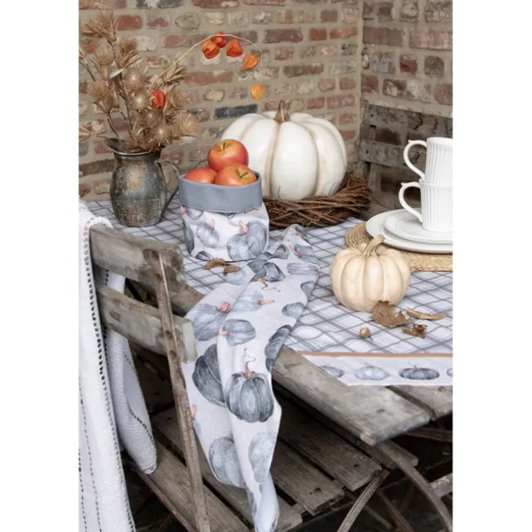 Pannenlap pompoen grijs