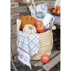 Pannenlap pompoen grijs