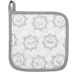 Pannenlap wit/grijs hond