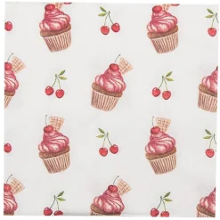 Papieren servetten (20) Cherry Cupcakes