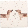 Papieren servetten (20) Dachshund Love