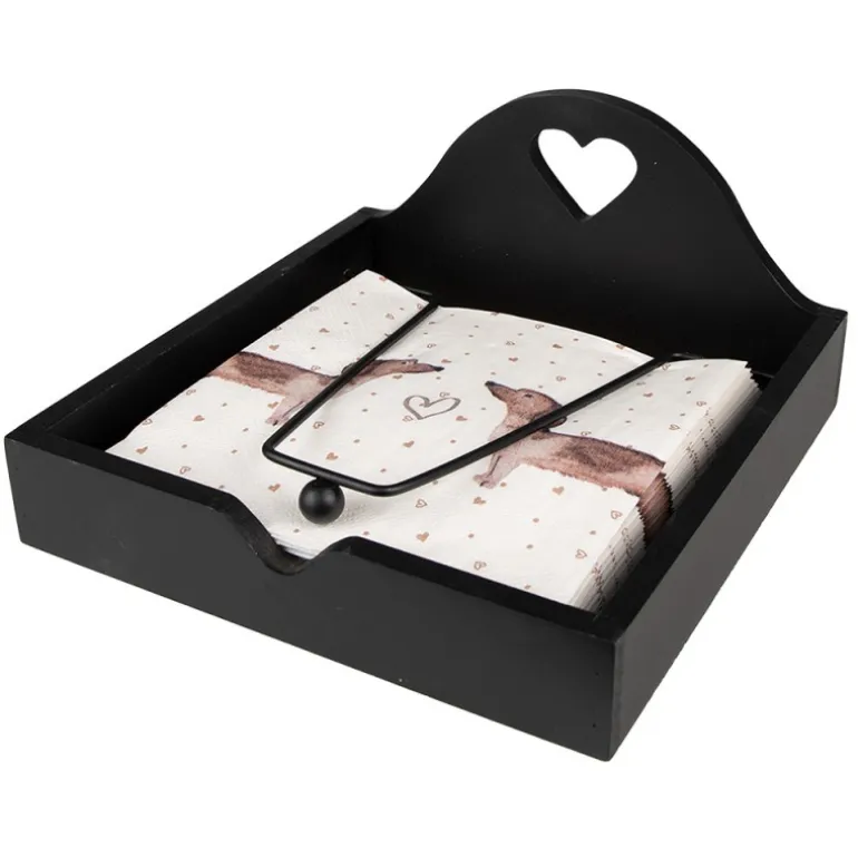 Papieren servetten (20) Dachshund Love