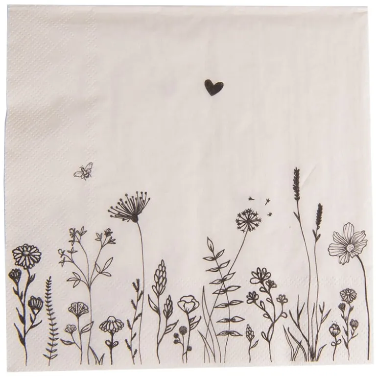 Papieren servetten (20) Flora and Fauna