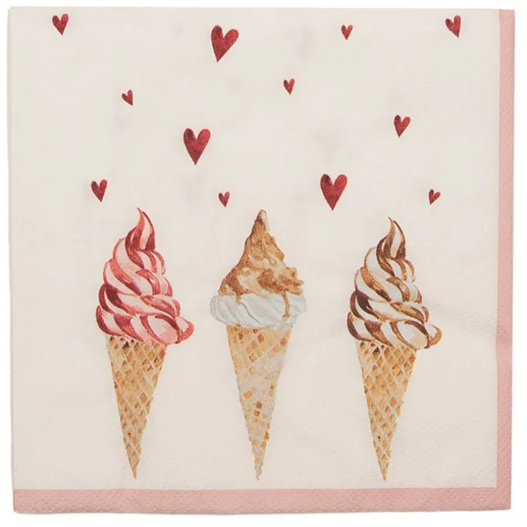 Papieren servetten (20) Frosty and Sweet model 2