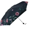 Paraplu bloemen zwart 92cm