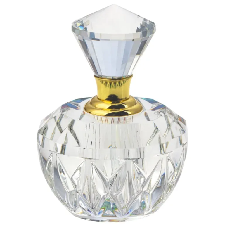 Parfumfles glas rond