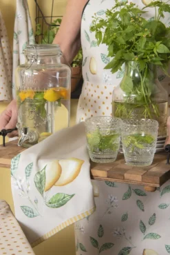 Placemats (6) Lemons and Leafs