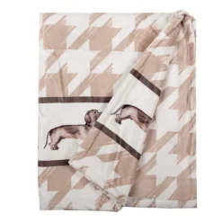 Plaid Dachshund 130*170
