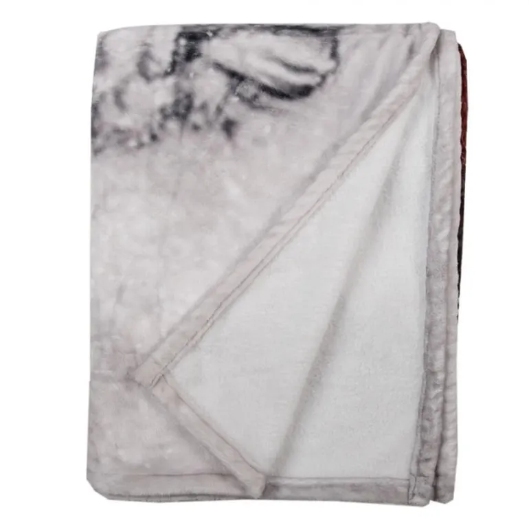 Plaid winters met Kerstman 130*170