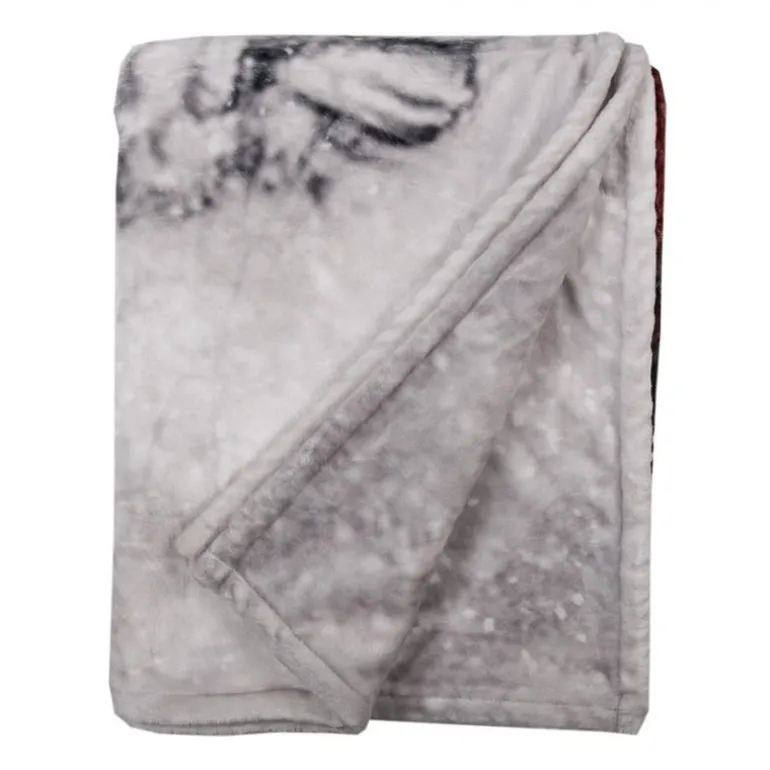 Plaid winters met Kerstman 130*170