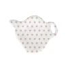Porseleinen theezakjes houder roze dots
